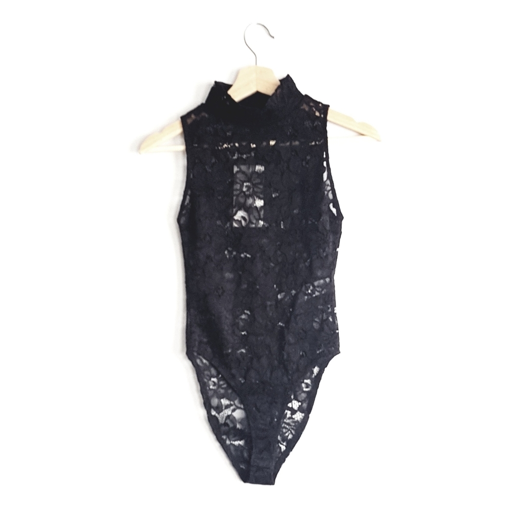 ▪︎Zara▪︎Black Lace Bodysuit - Picture 3 of 8